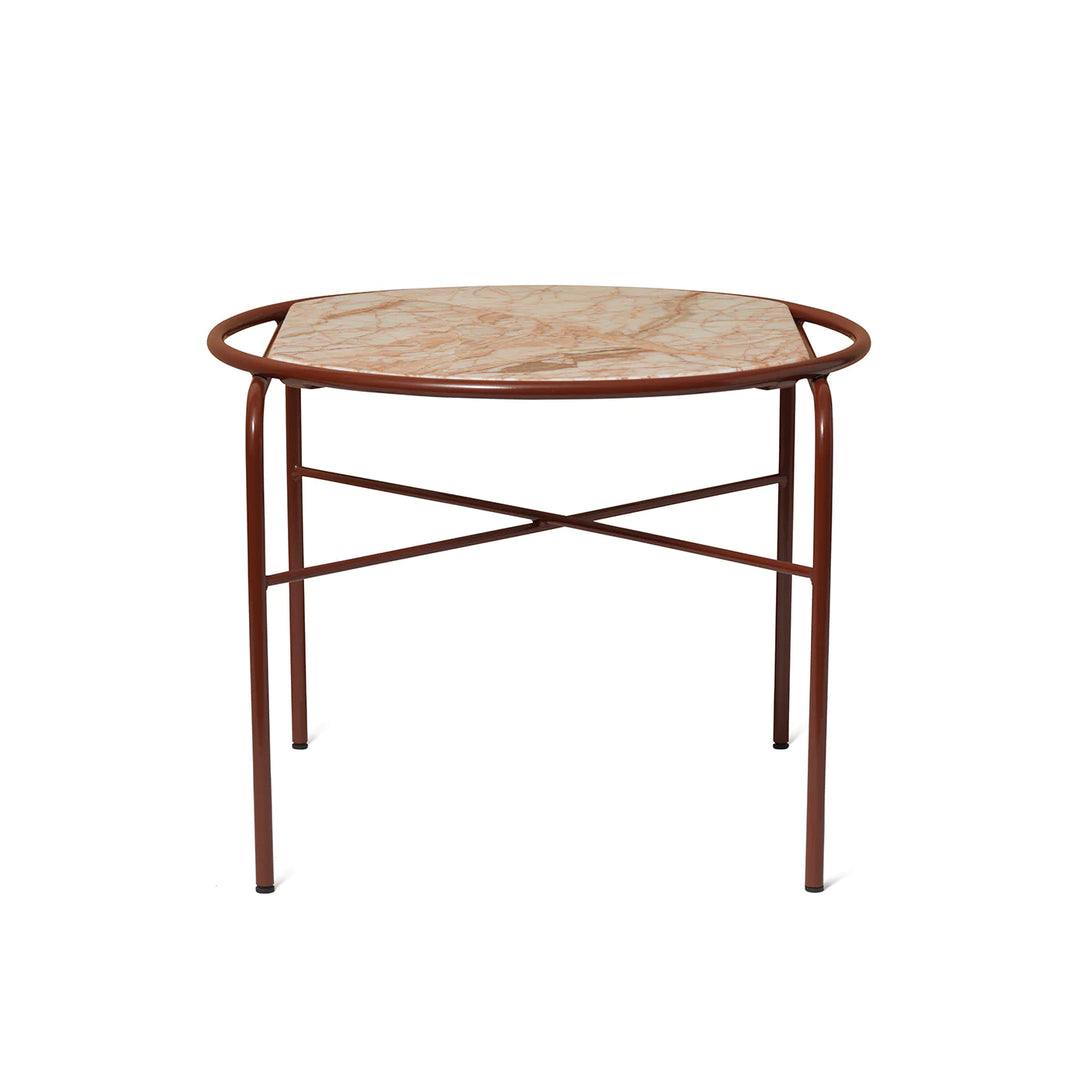 Warm Nordic - Secant table circle Bord/Sofabord, Marble pink