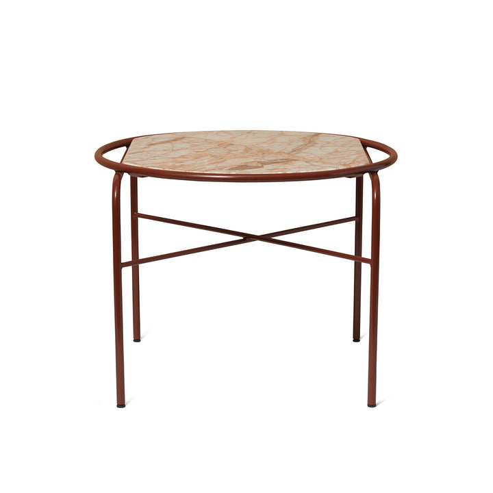 Warm Nordic - Secant table circle Bord/Sofabord, Marble pink