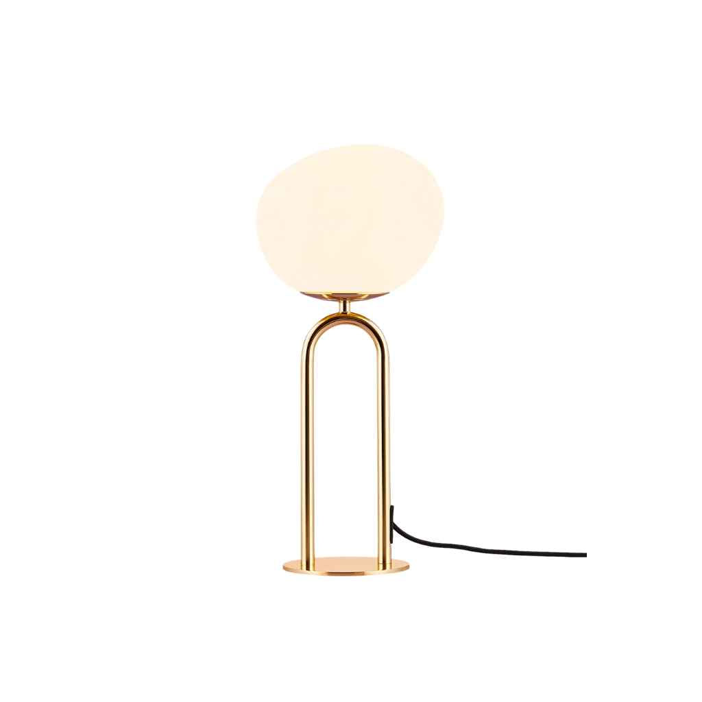 dftp Shapes Bordlampe, Messing