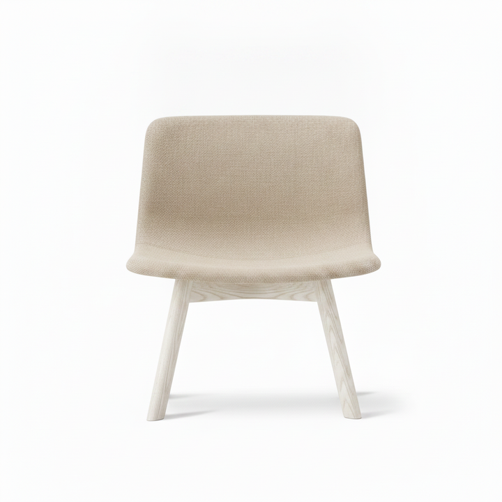 Fredericia Furniture Pato Lounge Wood 4392  - Barnum 3 Hemp / Eg hvidpigm. lak