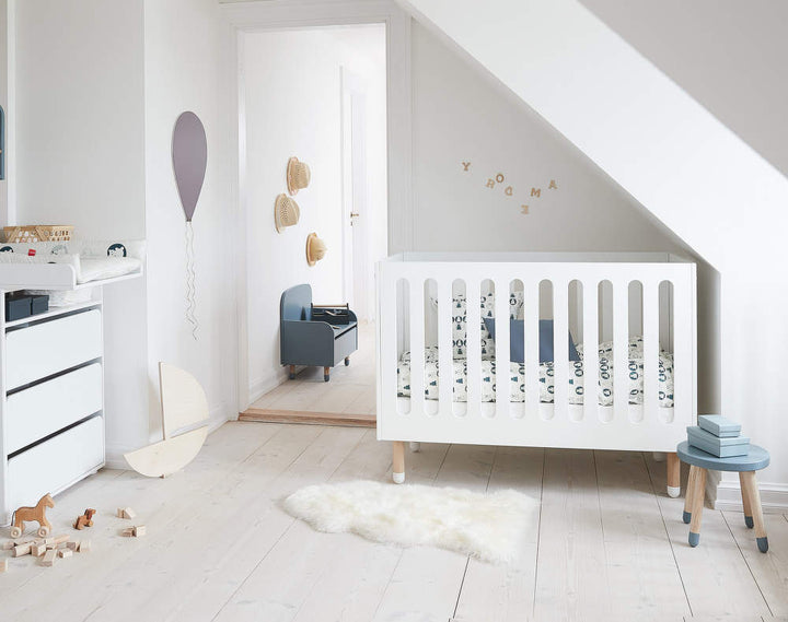 FLEXA Dots Tremmeseng 120x60, Hvid