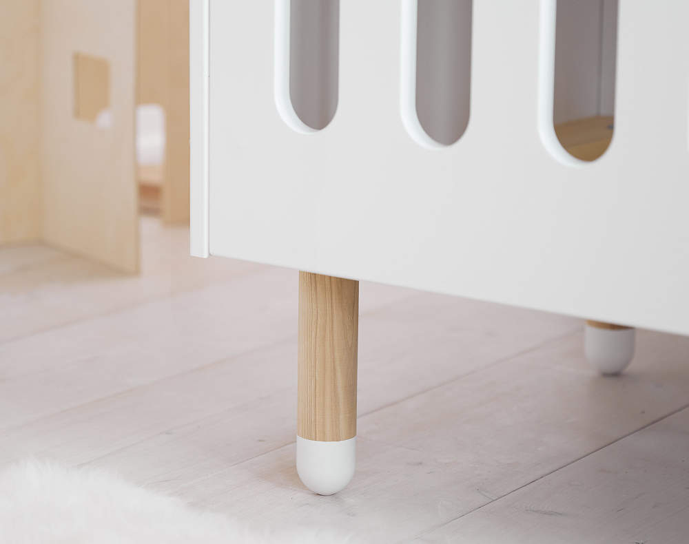 FLEXA Dots Tremmeseng 120x60, Hvid