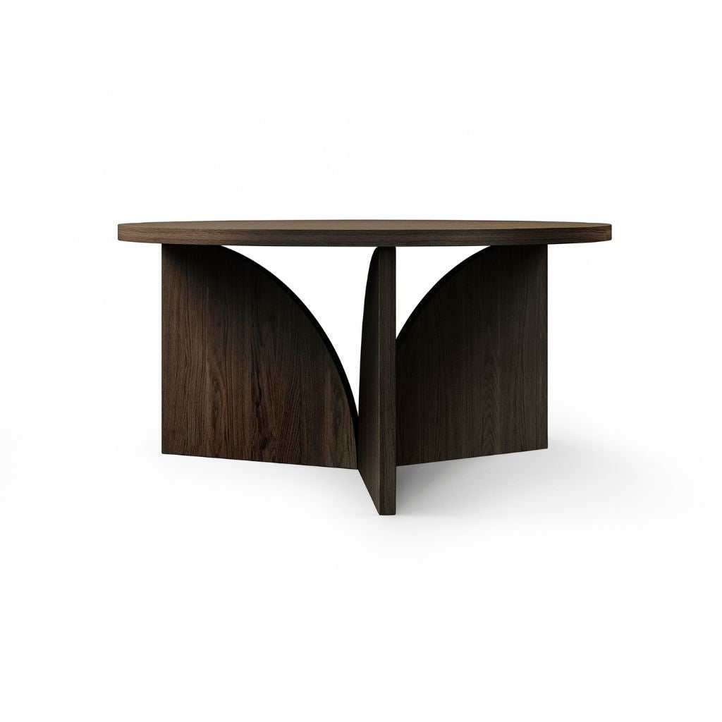 Cece Rundt Sofabord D70 - Burned Oak