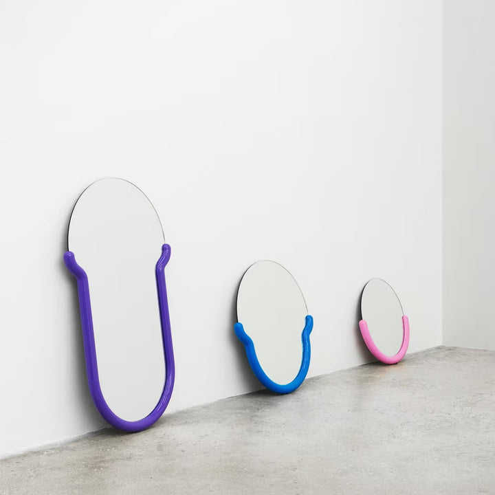 Normann Copenhagen Bogin Spejl Medium, Blå