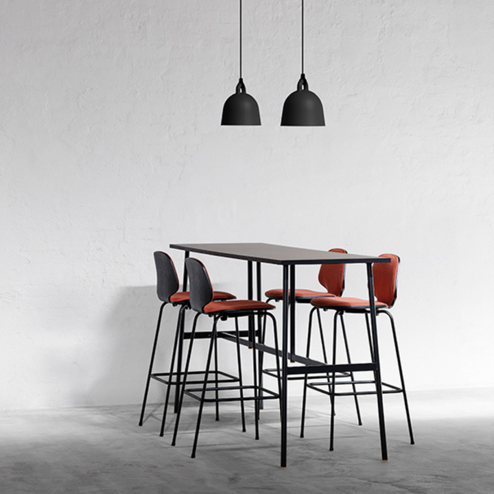 Normann Copenhagen My Chair Barstol, Sort Stål