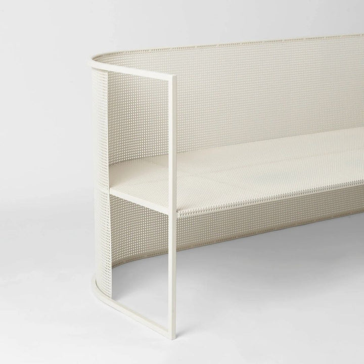 Kristina Dam Studio Bauhaus Lounge Bench, Beige