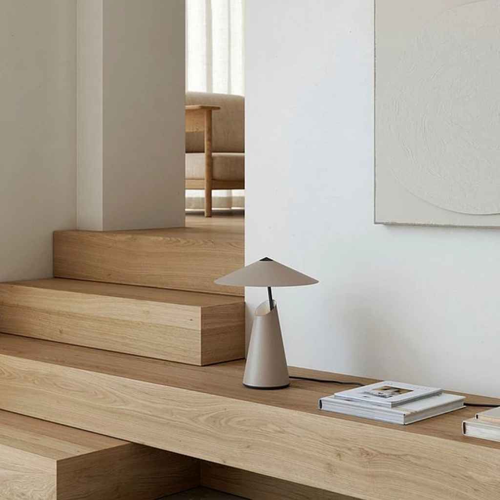 dftp Taido Bordlampe, Brun