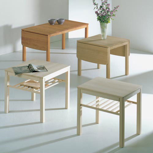 Haslev Sidebord 600, Kirsebær, 60x46, med hylde