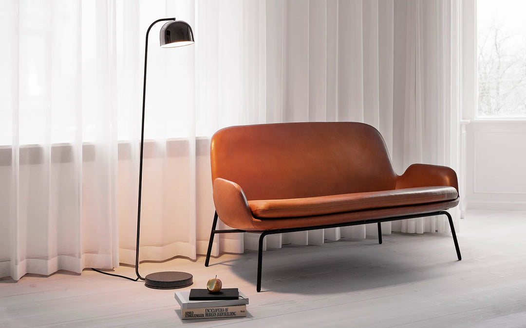 Normann Copenhagen Era Sofa, Beige Melange/Krom