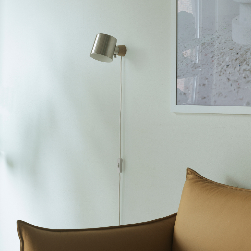 Normann Copenhagen Rise Væglampe, Rustfrit Stål