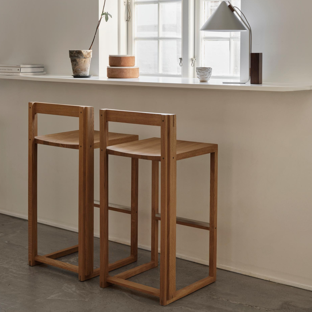 Kristina Dam Studio Outline Barstol, Warm/Brushed