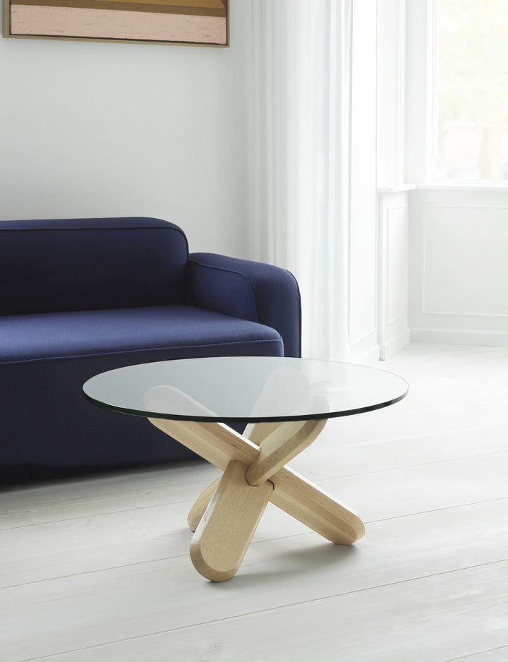 Normann Copenhagen Ding Sofabord, Glass/Oak