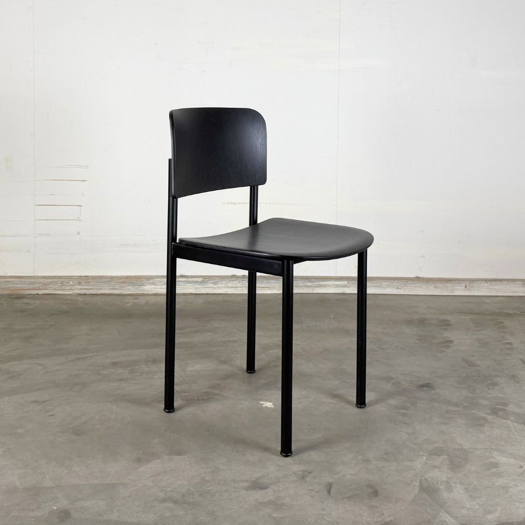 Fredericia Furniture Plan Stol - Sort Ask / Sort Stel
