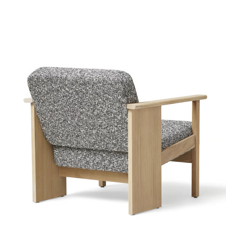 Form & Refine Block Lænestol, Hvid Eg/Zero-0004