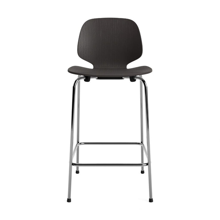 Normann Copenhagen My Chair Barstol 65 cm, Krom/Sort