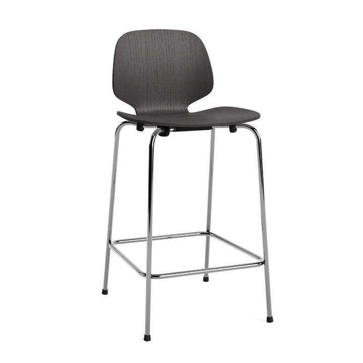 Normann Copenhagen My Chair Barstol 65 cm, Krom/Sort