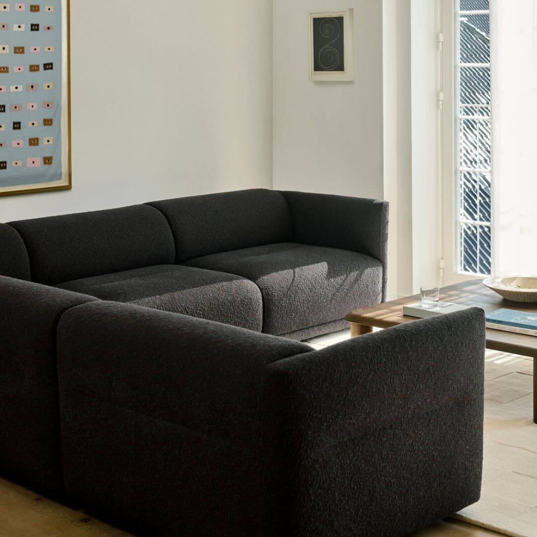Fredericia Nami Hjørnesofa  - Mørkeblå (Zero 010)