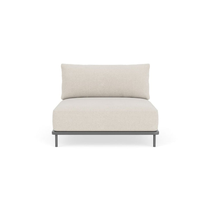 Vincent Outdoor Sofamodul - Martinique, Anthracite Grey Steel