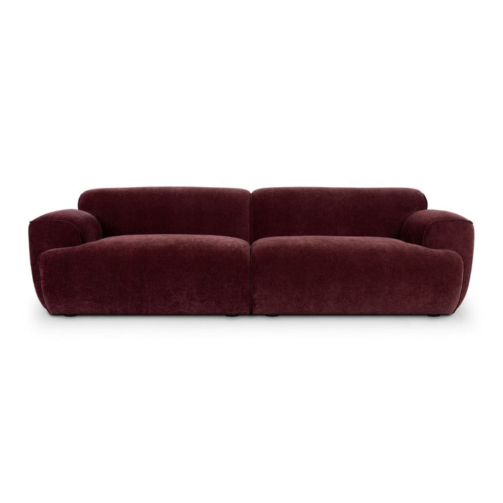 Greta 3 personers Sofa - Moss Burgundy