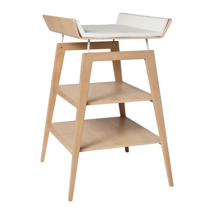 Leander Linea™ puslebord m. skumhynde, Eg