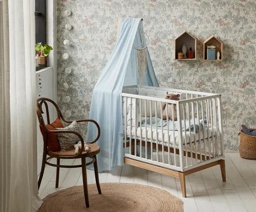 Leander Linea™ & Luna™ Himmel til babyseng, Dusty blue