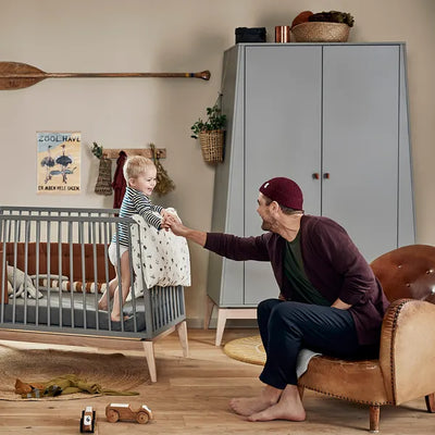 Leander Luna™ babyseng, 140x70 cm, Grå