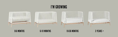 Leander Luna™ babyseng, 140x70 cm, Grå