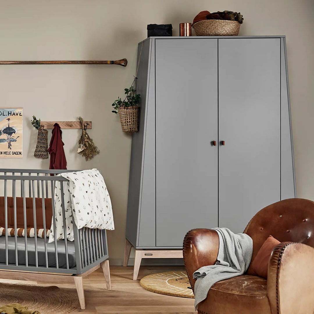 Leander Luna™ Kleiderschrank, groß, Grau