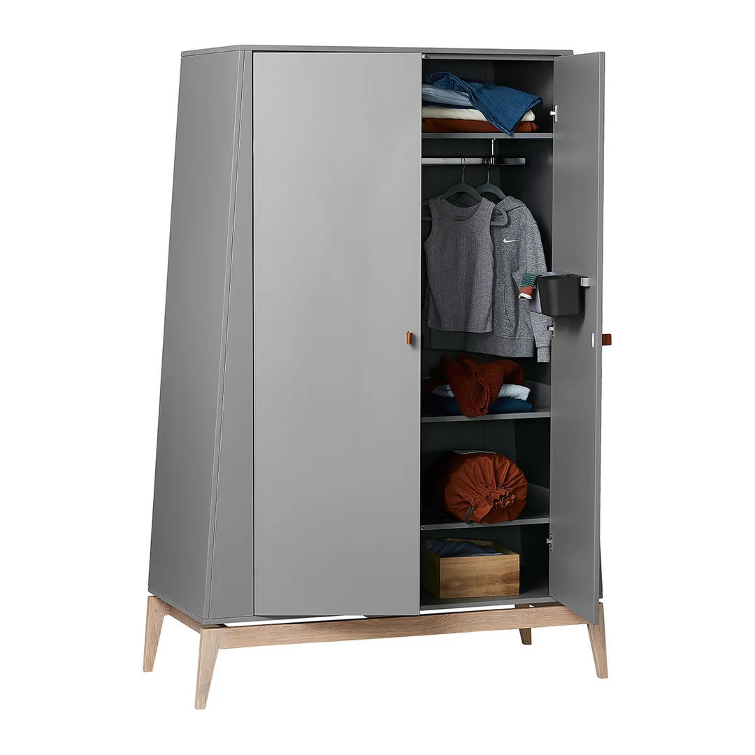 Leander Luna™ Kleiderschrank, groß, Grau