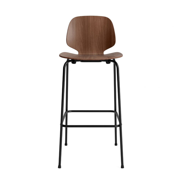 Normann Copenhagen My Chair Barstol 75 cm, Sort Stål/Valnød