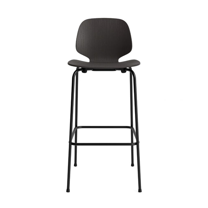 Normann Copenhagen My Chair Barstol 75 cm, Sort Stål/Sort