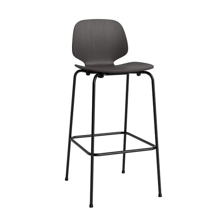Normann Copenhagen My Chair Barstol 75 cm, Sort Stål/Sort