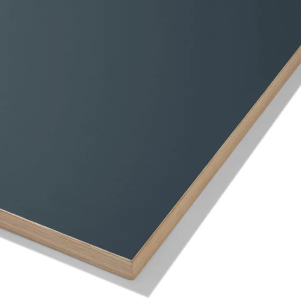 Egon Eiermann Bord, 200x90 cm, Blå / Sort