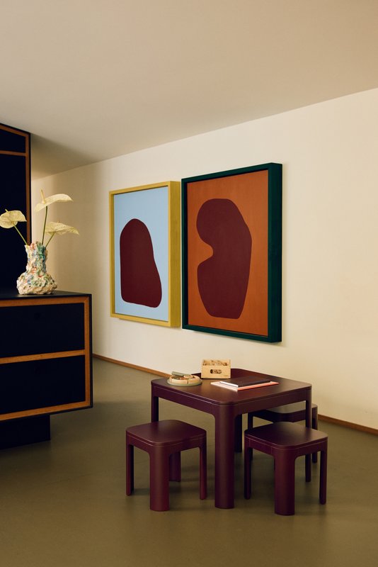 FLEXA Nova Lille Bord, Pomegranate