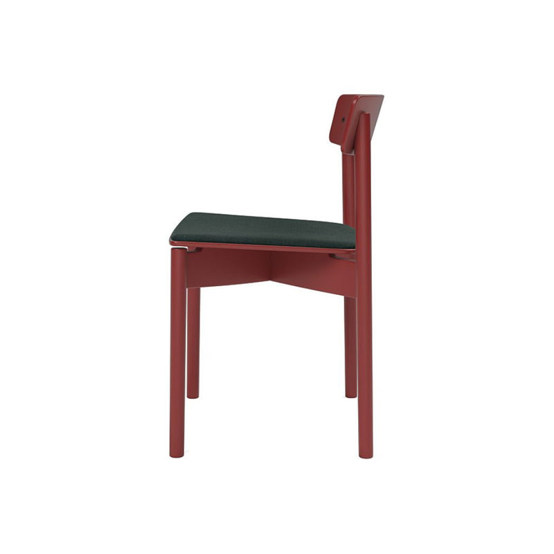 TAKT Cross Chair Stol, Copper red / Canvas Forest green