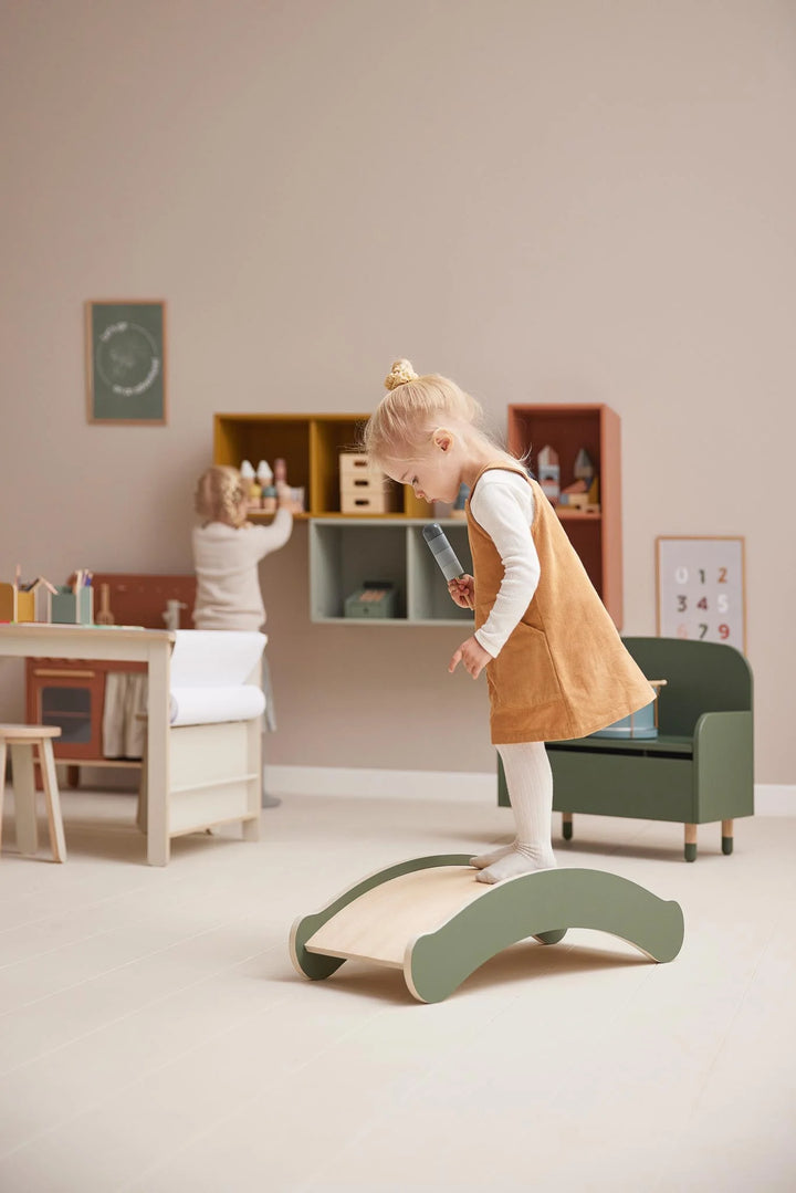 FLEXA Play Balancebræt Mini, Dusty Green