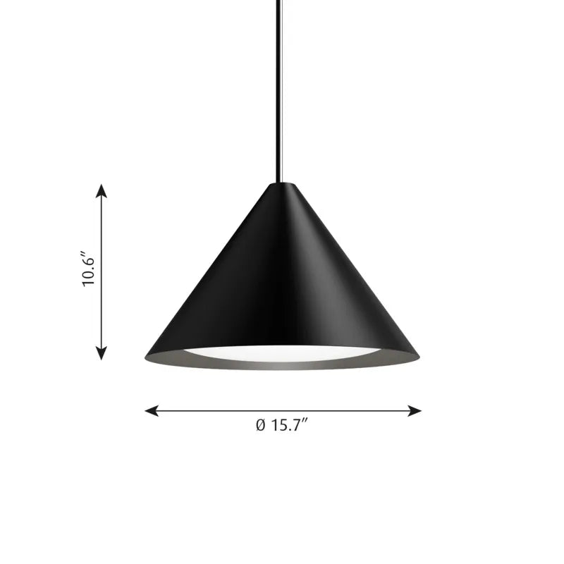 Louis Poulsen Keglen, Pendel Ø40 cm, Sort