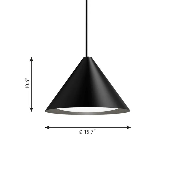 Louis Poulsen Keglen, Pendel Ø40 cm, Sort