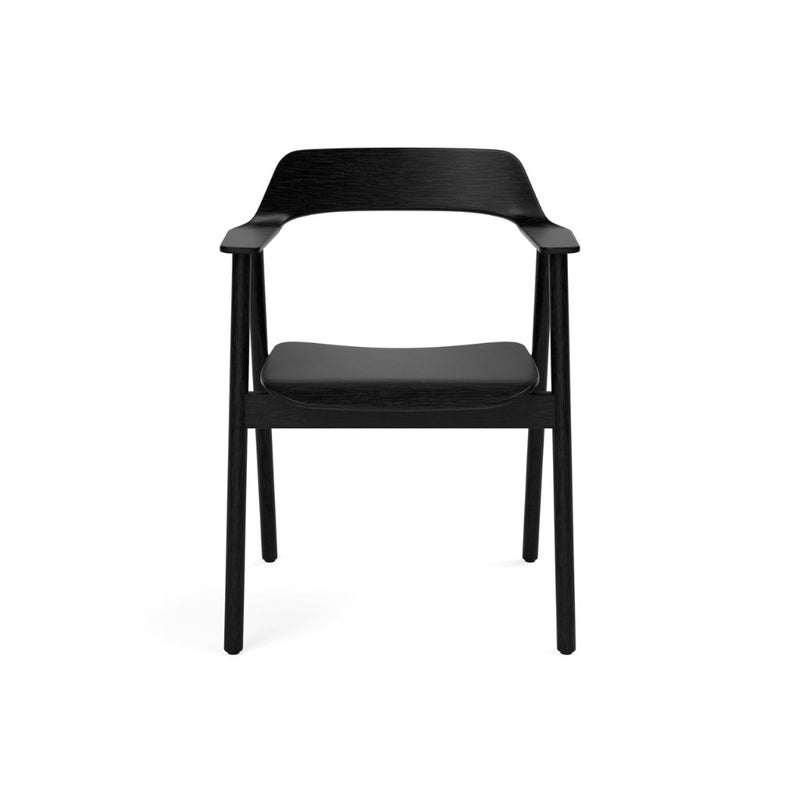 TAKT Bow Chair Stol, Sortlakeret eg