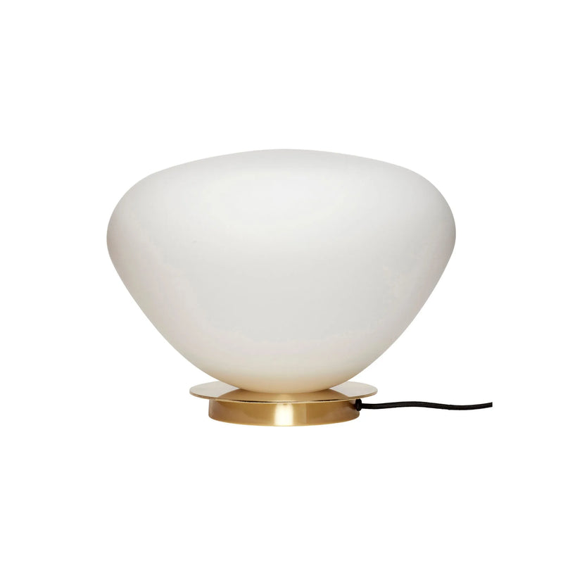 Hübsch Bean Bordlampe Hvid