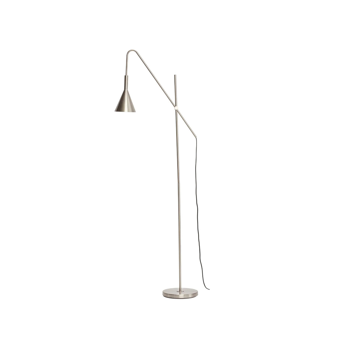 Hübsch Rope Gulvlampe Nikkel