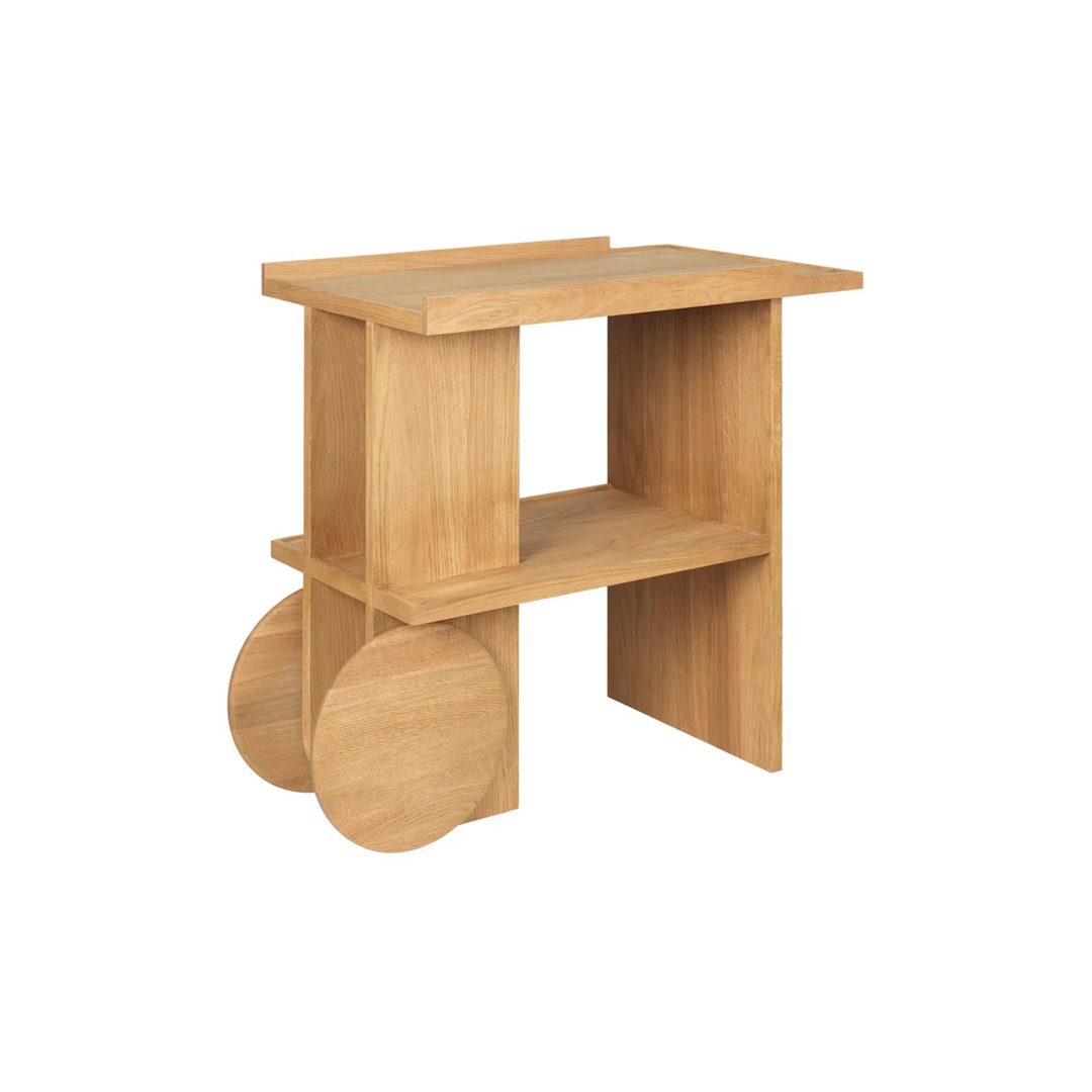 Kristina Dam Studio Axis Sidebord Side Table, Natural