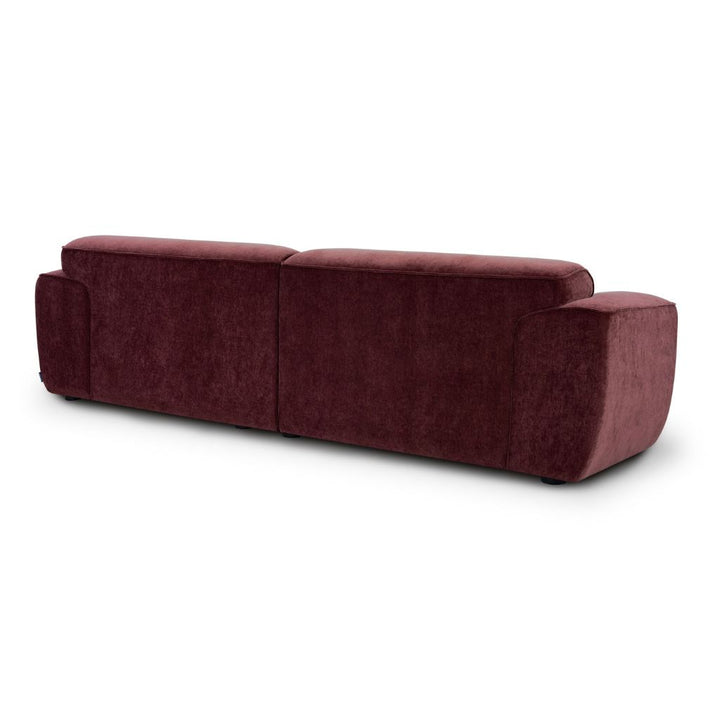 Greta 3 personers Sofa - Moss Burgundy