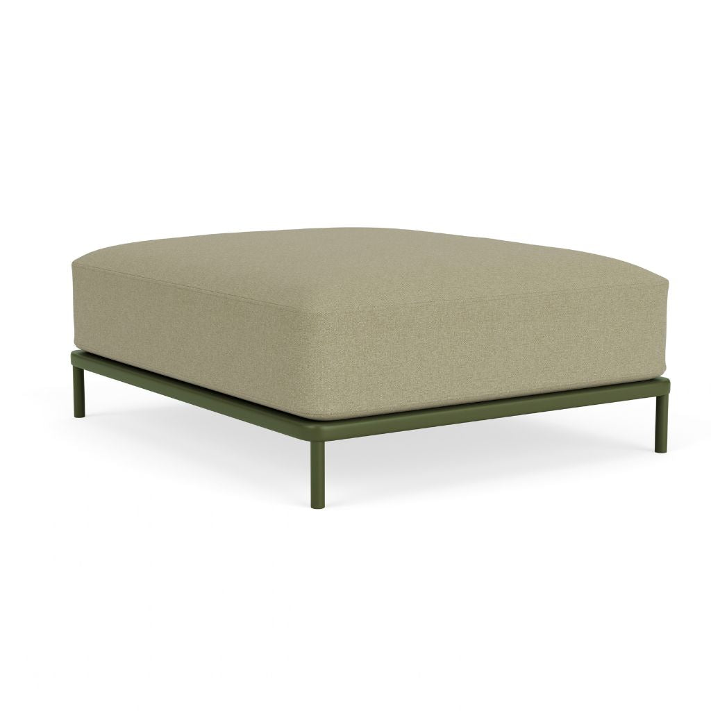Vincent Outdoor Fodskammel - Clary Sage Green, Olive Green Steel