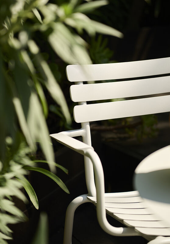 HOUE ALUA Garden Chair with armrests, White