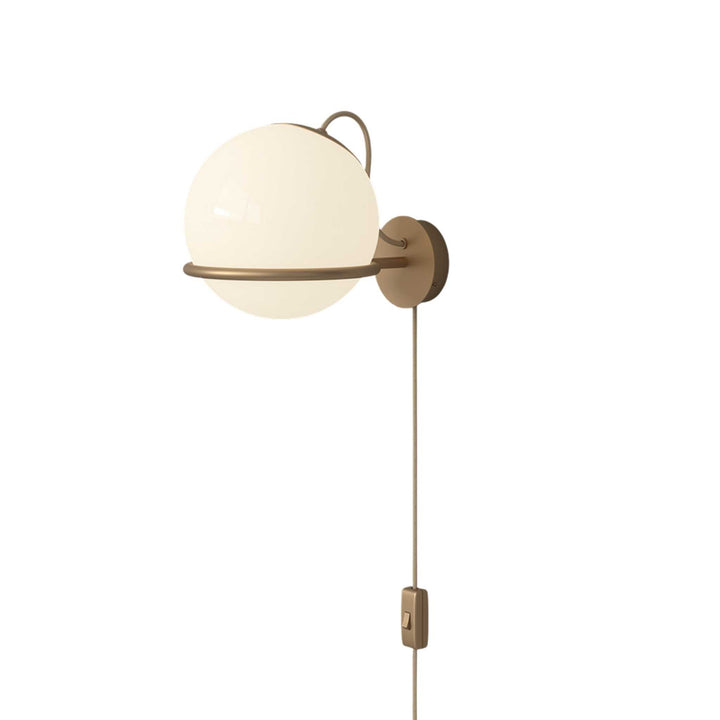 Astep Model 238/1 Væglampe m. afbryder, Champagne