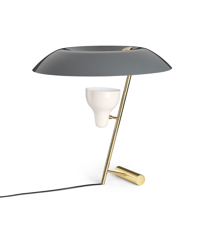 Astep Model 548 Bordlampe Polished Brass / Grå