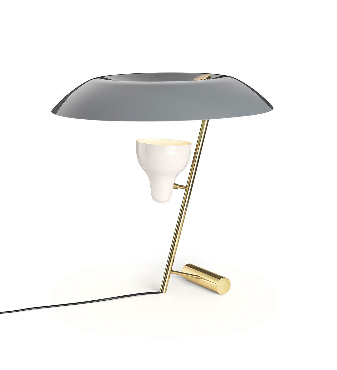 Astep Model 548 Bordlampe Polished Brass / Grå