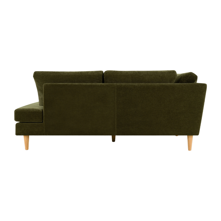 Astha Hjørnesofa (Højrevendt) - Moss Olive