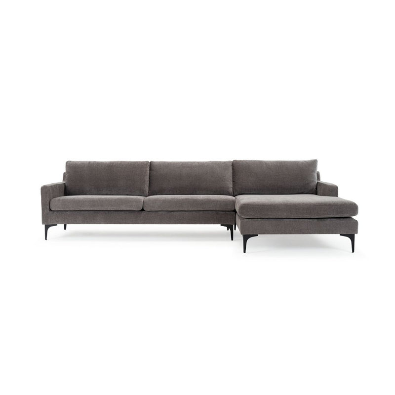 Astha Chaiselong Sofa Højre - Danny Steel Grey